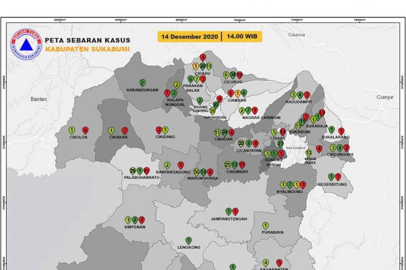 73 pasien probable COVID-19 di Sukabumi meninggal