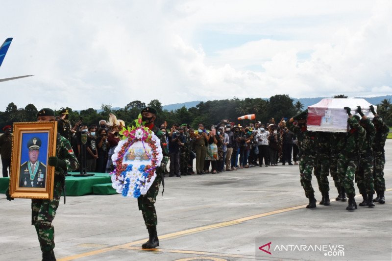 ANTARA Papua berduka wafatnya Wakasad Letjen Herman Asaribab