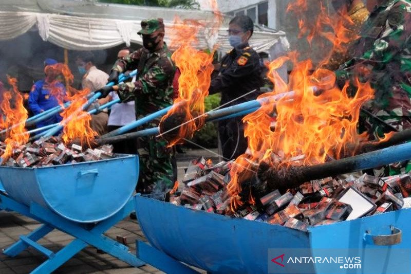 Pemusnahan Barang Milik Negara Di Bea Cukai Denpasar