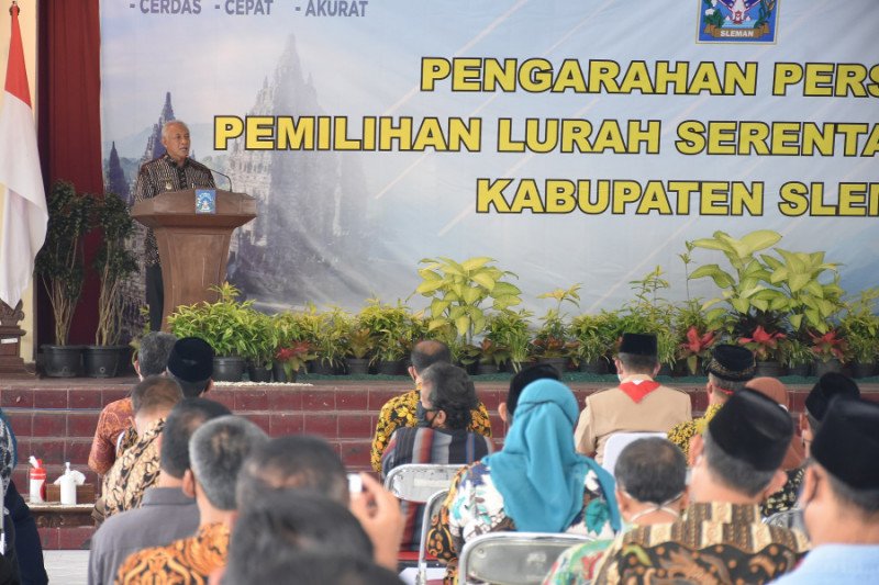 Bupati Sleman mengharapkan calon lurah bersaing sportif dalam pilkades