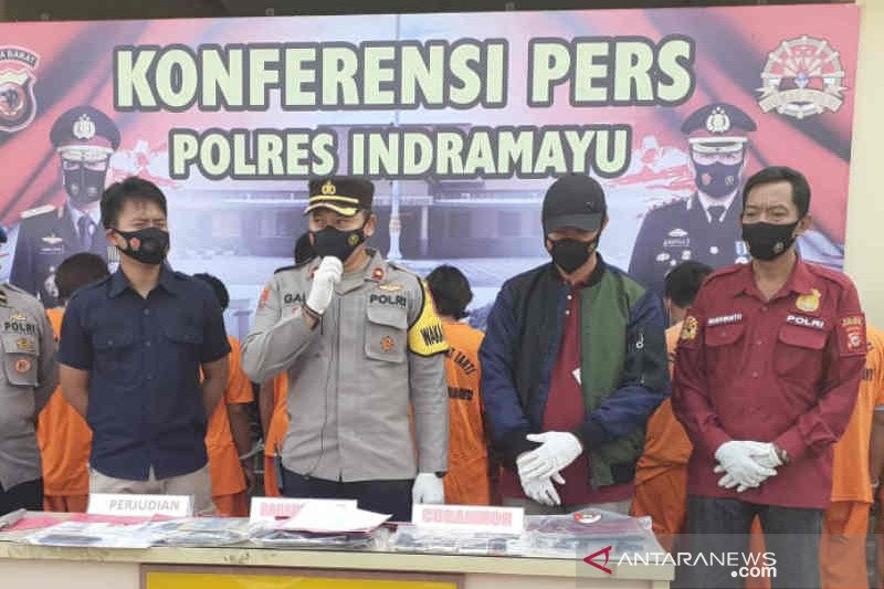 Polres Indramayu bekuk sembilan pelaku kriminal