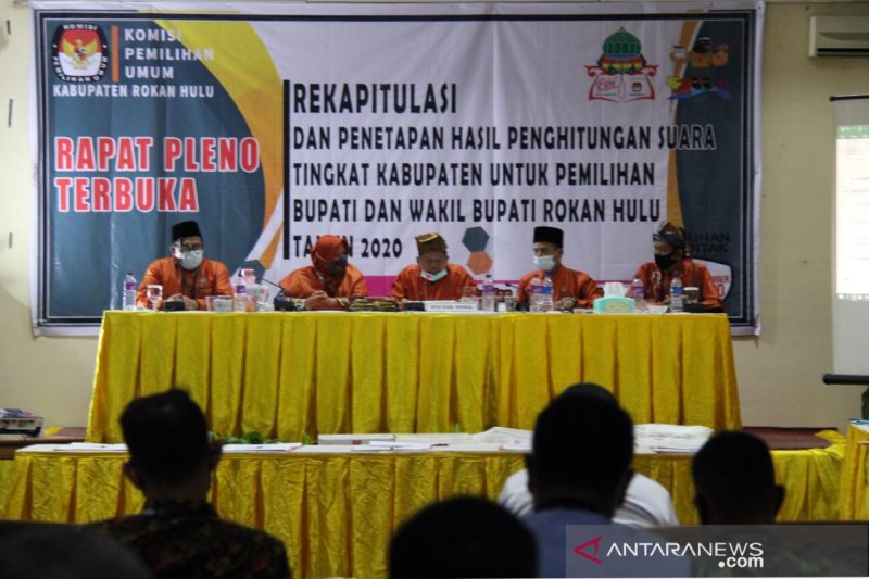 Pleno Penetapan Suara Pilkada Rohul