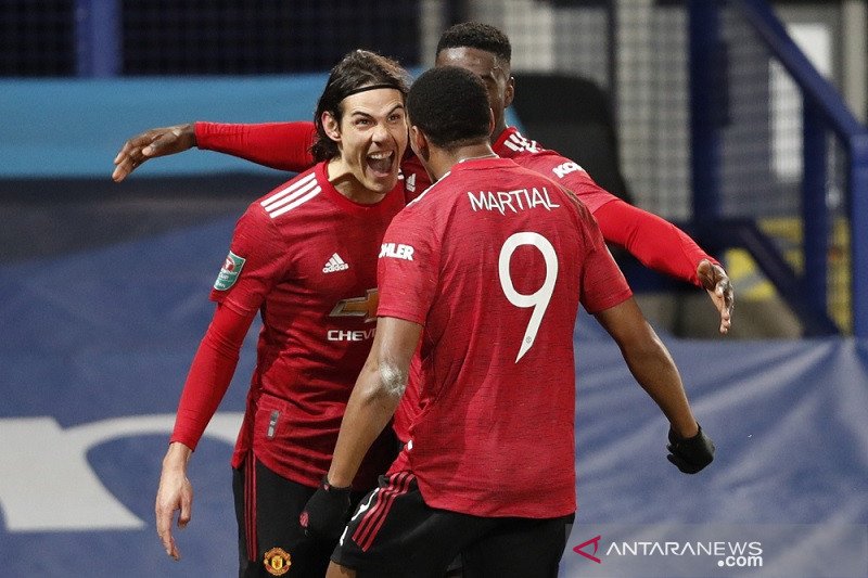 Pecundangi Everton, MU ke semifinal Piala Liga