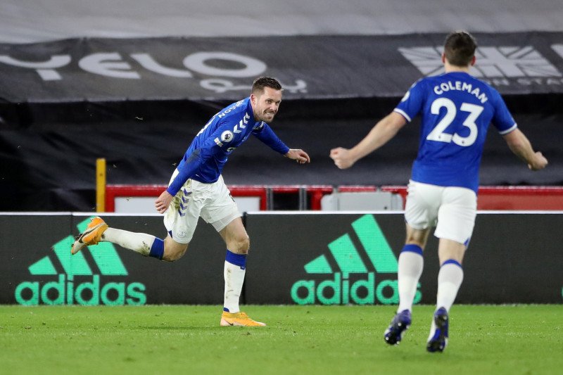 Everton meloncat ke peringkat dua klasemen usai menang atas Sheffield