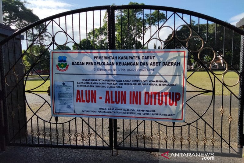 Garut tutup alun-alun dan kerkof selama libur akhir tahun