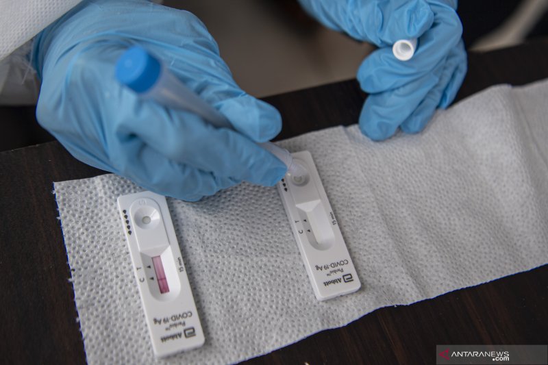 Tes Cepat Antigen Di Exit Tol Kayu Agung