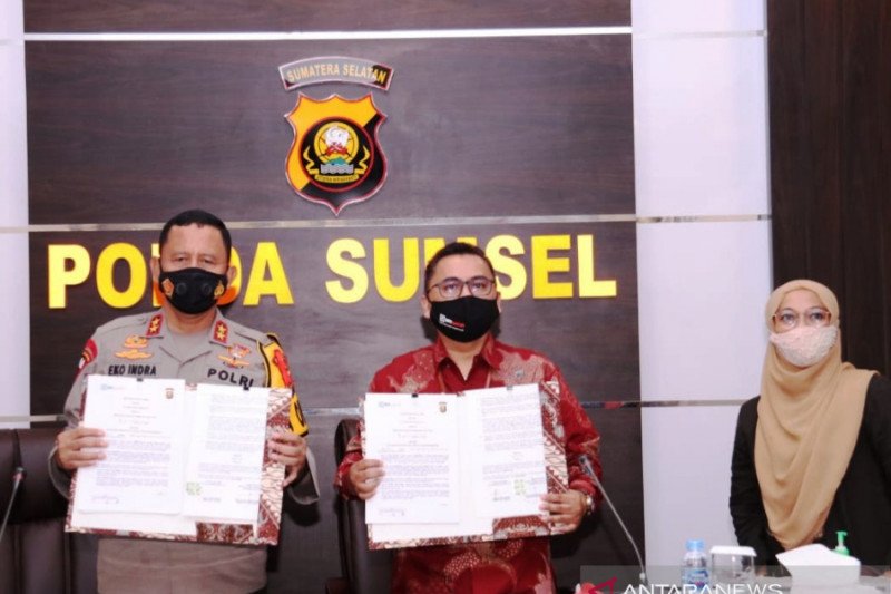 Polda Sumsel-BRI Syariah kerja sama bangkitkan UMKM keluarga polisi