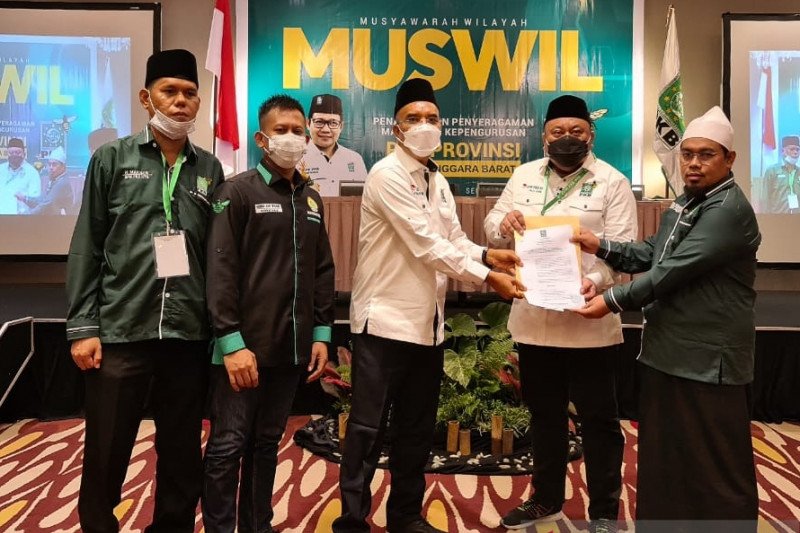 Hadrian Irfani terpilih kembali pimpin DPW PKB NTB