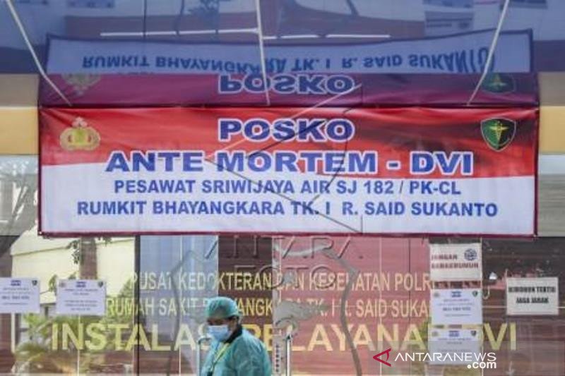 RS Polri Terima 16 Kantong Jenazah Terkait  Sriwijaya Air  SJ182