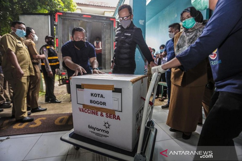 Vaksinasi di Kota Bogor dahulukan 10 pejabat