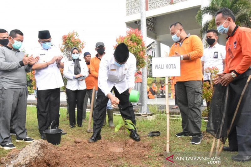 Padang tanam 1.800 bibit pohon buah percantik taman kota