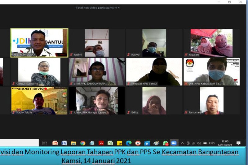 KPU Bantul melakukan evaluasi pelaksanaan Pilkada 2020 secara berjenjang