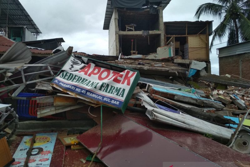 Bmkg Sulawesi Barat Diguncang Gempa Bumi 31 Kali Antara News Makassar