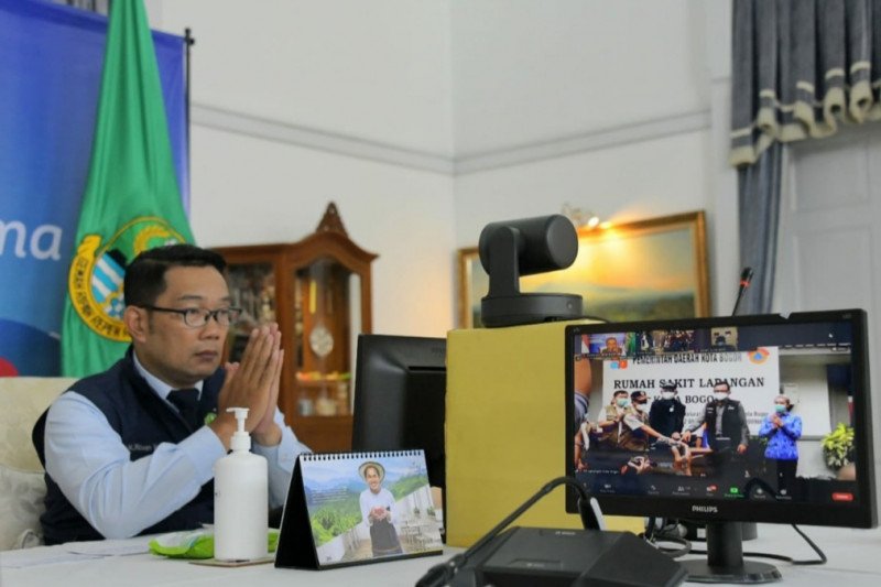 Gubernur Jabar apresiasi peresmian RS Lapangan COVID-19 di Kota Bogor