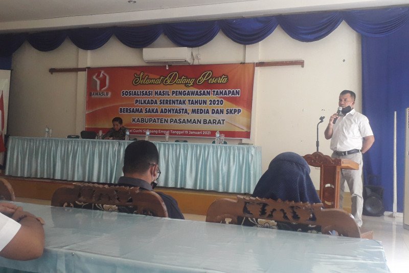 Bawaslu Pasaman Barat tangani 16 pelanggaran selama Pilkada 2020
