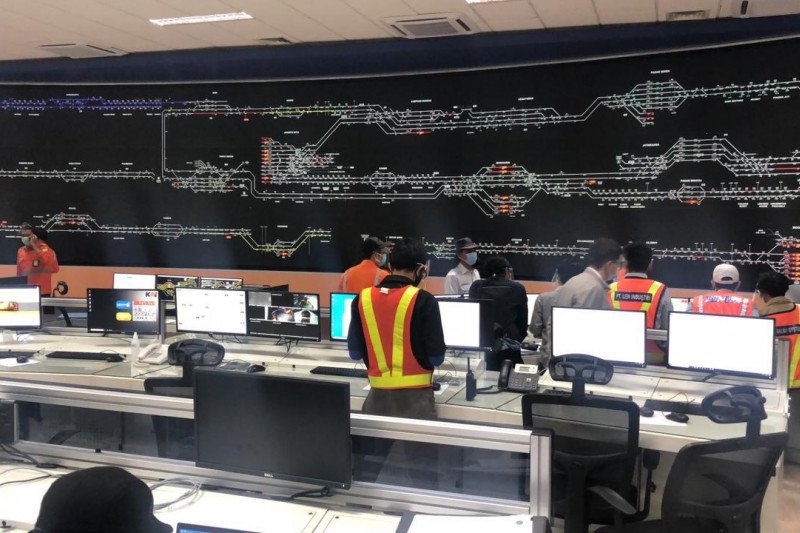 Terbesar di Asia Tenggara, Pusat Kendali Operasi Kereta Manggarai Jakarta resmi beroperasi