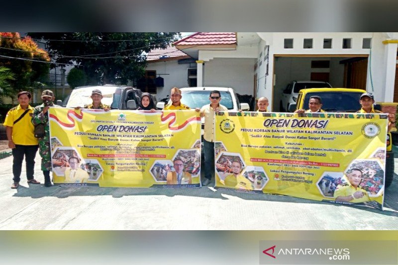 Golkar dan AMPG-BSNPG kirim bantuan ke Kalsel