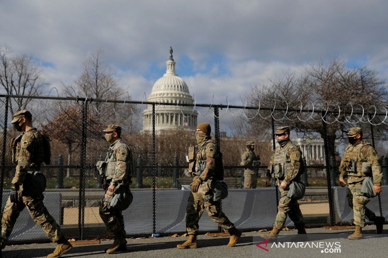 Lebih dari 150 tentara Garda Nasional di Washington DC positif corona