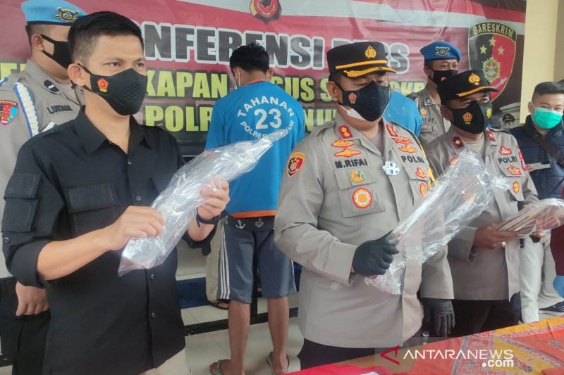 Polisi Cianjur tangkap dua orang pembacok pemuda