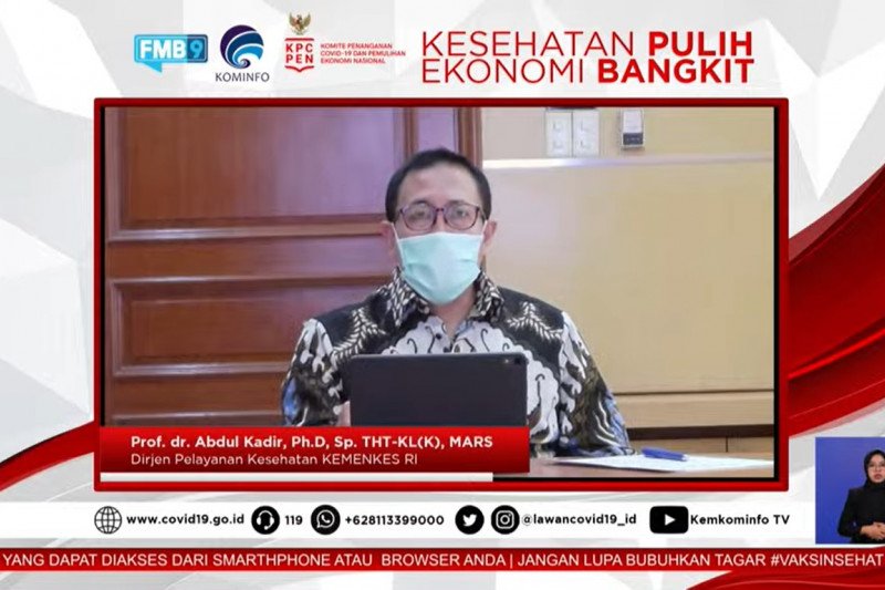 Kemenkes minta RS konversi 40 persen layanan penanganan COVID-19