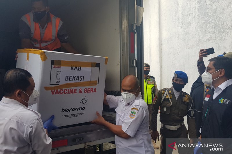 12.000 dosis vaksin COVID-19 Sinovac tiba di Kabupaten Bekasi