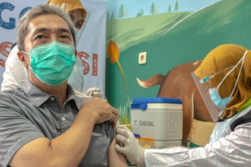 10 pejabat Kota Bogor jalani vaksinasi Sinovac tahap kedua