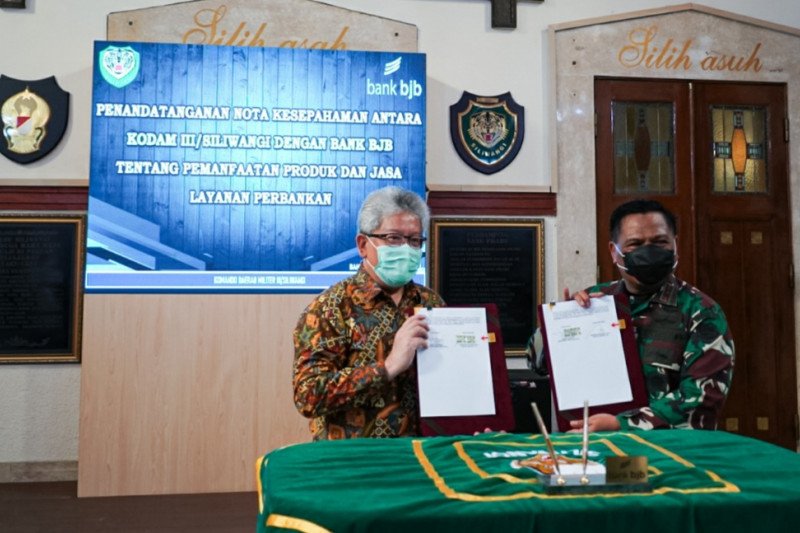 Bank BJB perkuat kemitraan dengan Kodam III/Siliwangi