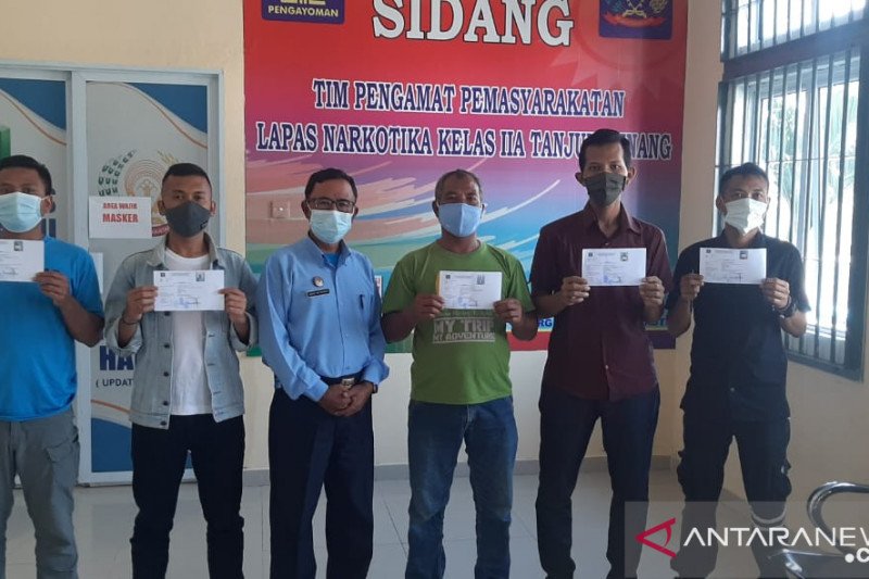 Lima narapidana di Lapas Narkotika Tanjungpinang dikeluarkan cegah COVID-19