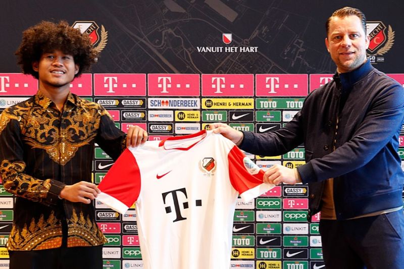 Klub liga Belanda FC Utrecht resmi perkenalkan Bagus Kahfi