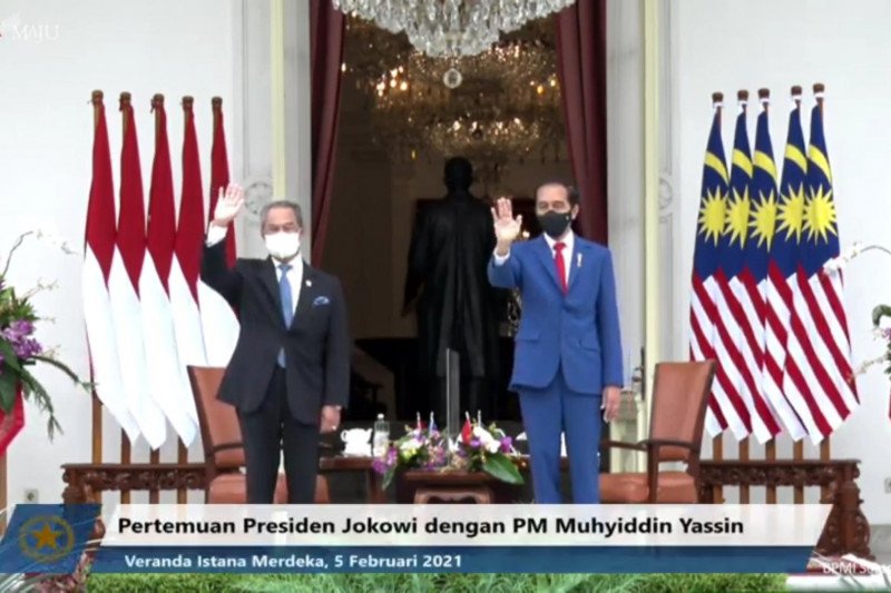 Presiden Jokowi terima kunjungan resmi PM Malaysia Muhyiddin