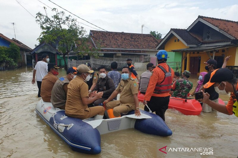 Kabupaten Bekasi masih berstatus siaga bencana alam