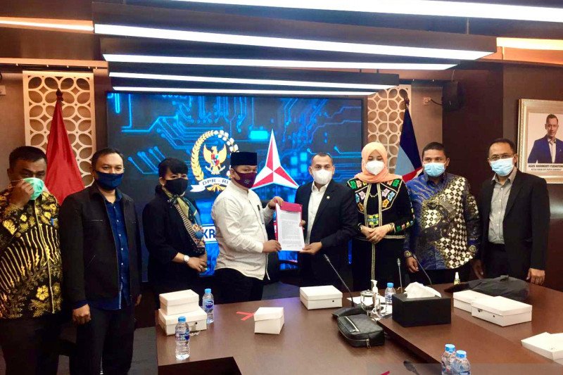 Dukung Pilkada 2022, Fraksi Demokrat DPR RI Terima Kunjungan Komisi I DPR Aceh