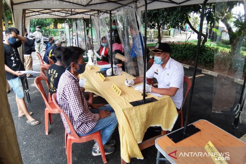 100 pelanggar protokol kesehatan terjaring operasi di Bekasi Timur