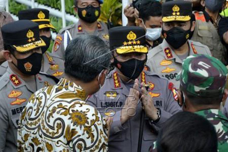 Kunjungan kerja Kapolri di Makassar