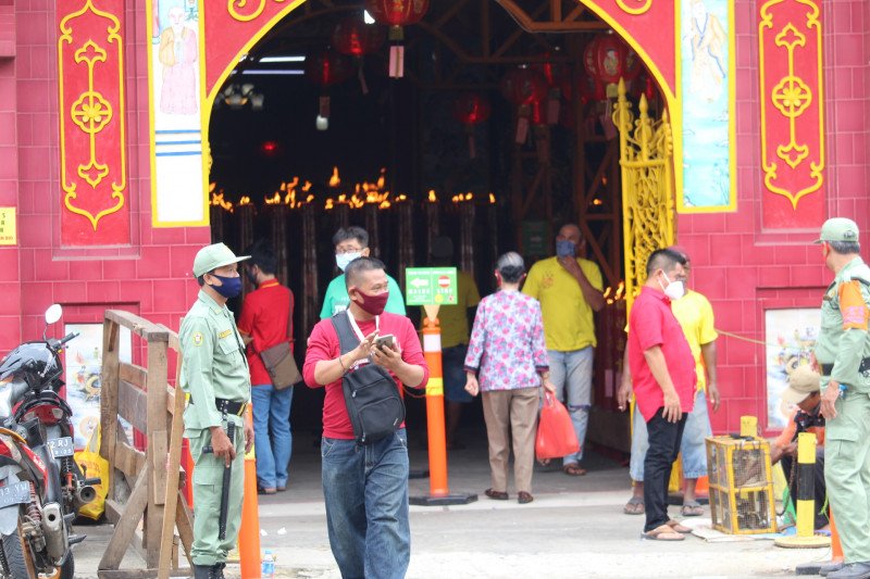 Ibadah Imlek 2572 Kongzili di Lampung dilakukan sesuai prokes