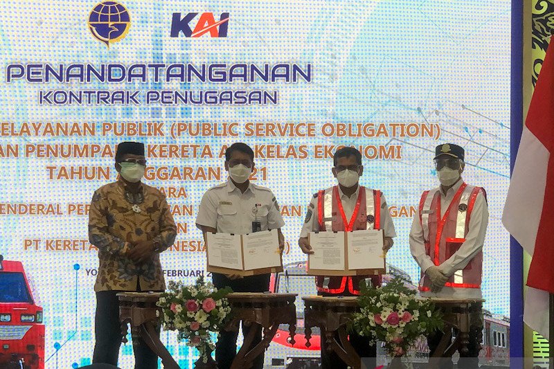 Alokasi PSO kereta api tahun 2021 meningkat jadi Rp3,4 triliun