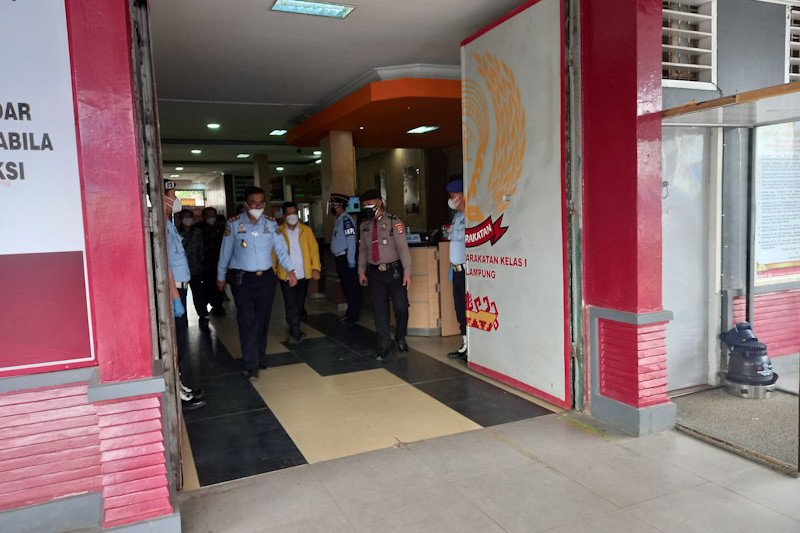 Komisi III DPR RI kunjungi Lapas Kelas IA Bandarlampung