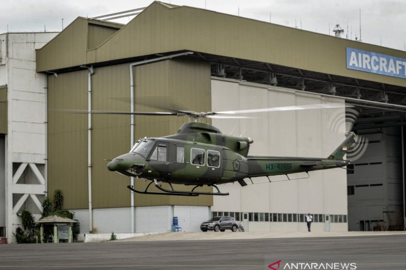 PT DI telah kirim tiga Helikopter Bell 412EPI kepada TNI