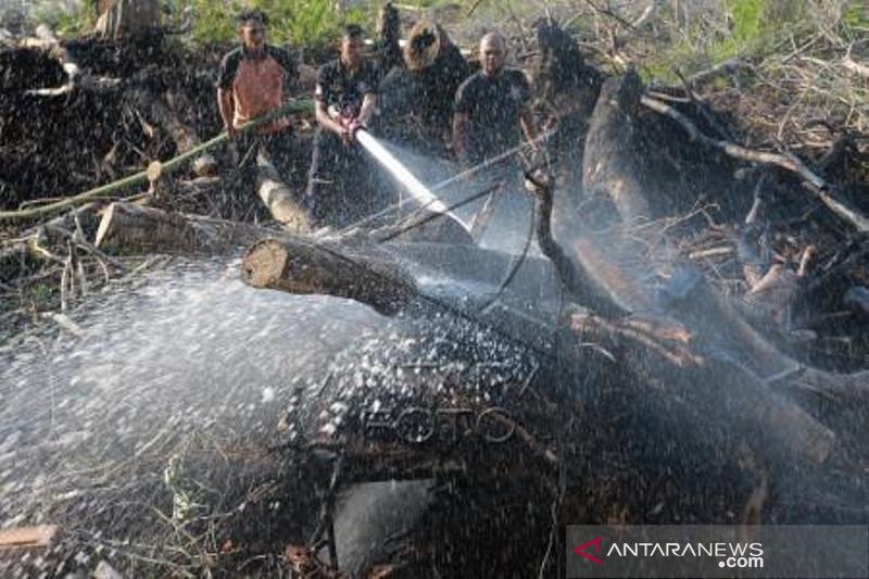 Upaya Pemadaman Kebakaran Lahan Gambut Di Aceh Barat