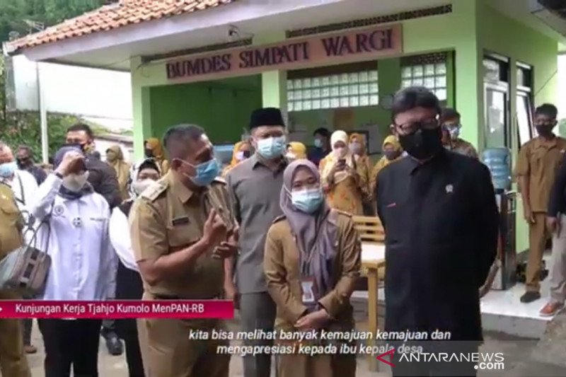 Tjahjo Kumolo apresiasi SPBE dan pelayanan publik di Kabupaten Sumedang