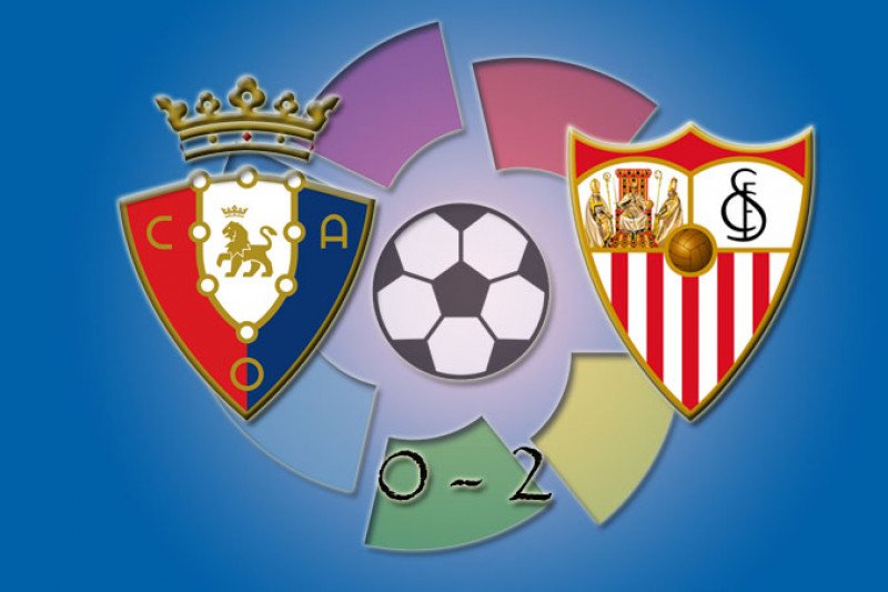 Sevilla kalahkan Osasuna, lompati Barcelona