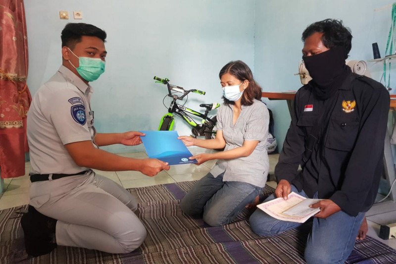 Pascakecelakaan di Ngaliyan Semarang, Jasa Raharja langsung serahkan santunan