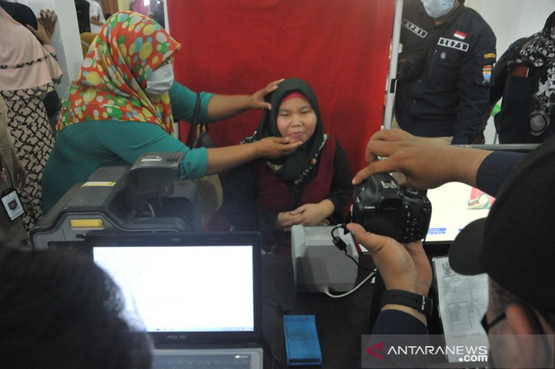 Perekaman E-KTP bagi penyandang disabilitas di Palembang