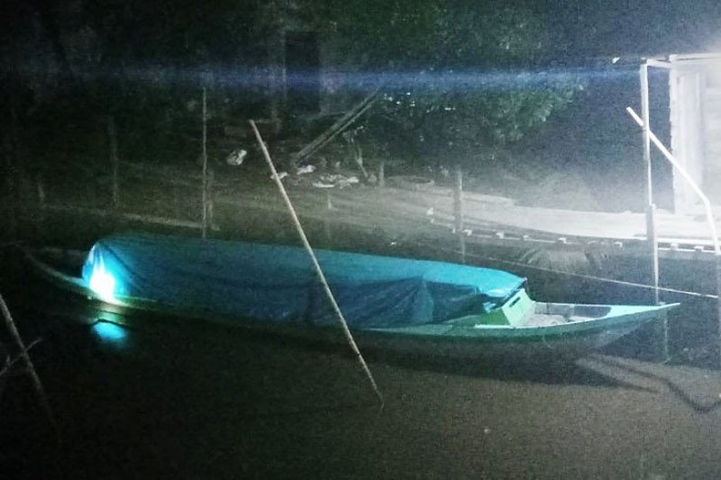 seorang warga meninggal dalam tabrakan sampan bermotor