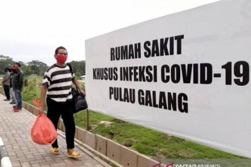 RSKI Galang rawat 43 pasien positif COVID-19