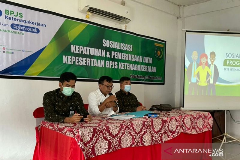 BPJAMSOSTEK kerja sama dengan pengawas ketenagakerjaan Dharmasraya