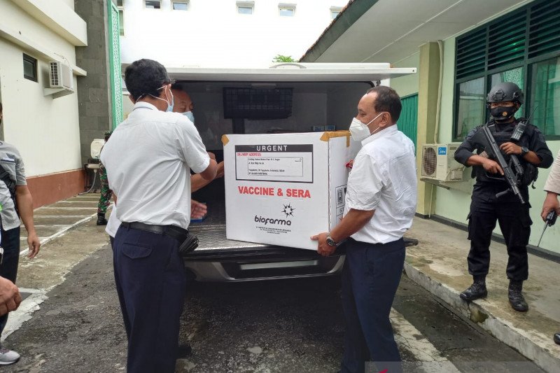 Kulon Progo menerima alokasi vaksin COVID-19 tahap kedua 6.100 dosis