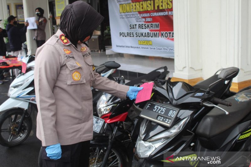 Polres Sukabumi Kota ciduk pelaku curanmor yang paling dicari