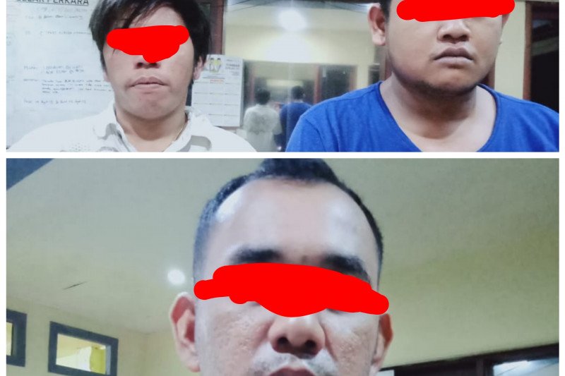 Tim Heyna Polresta Padang ringkus tiga pria penyalahguna narkoba