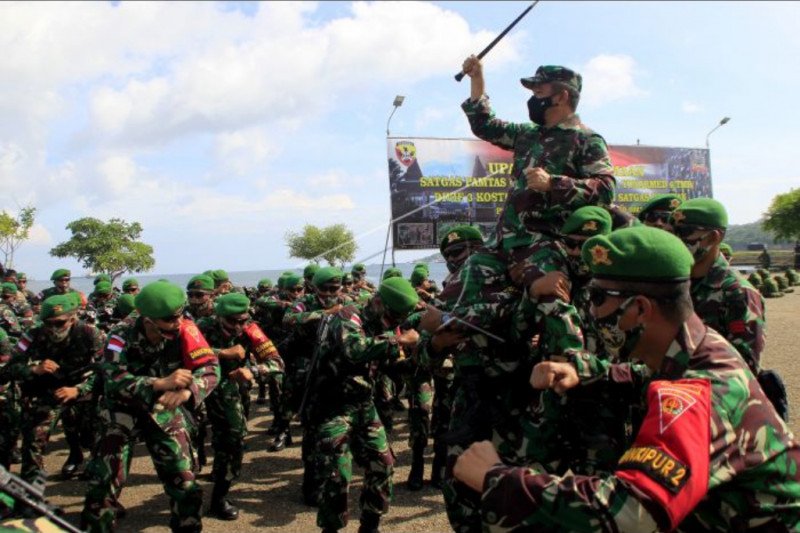 Kedatangan pasukan pamtas RI - RDTL